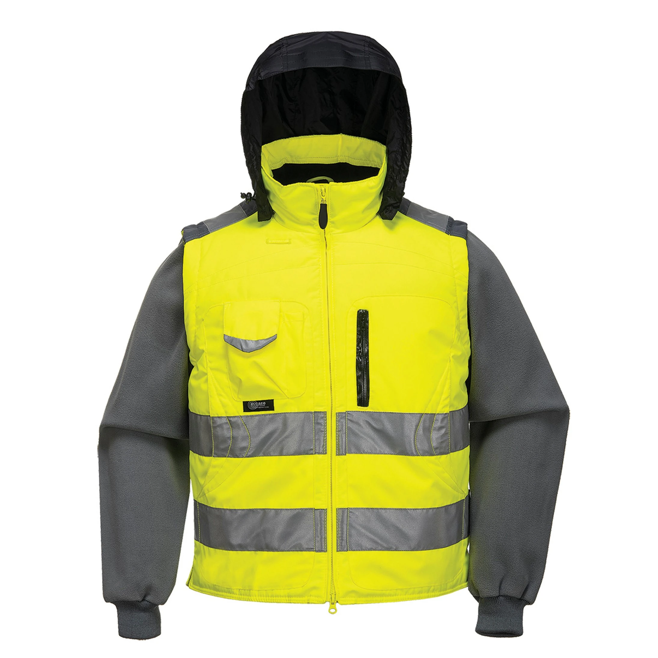 Hi-Vis Reflective Safety Parka Jacket