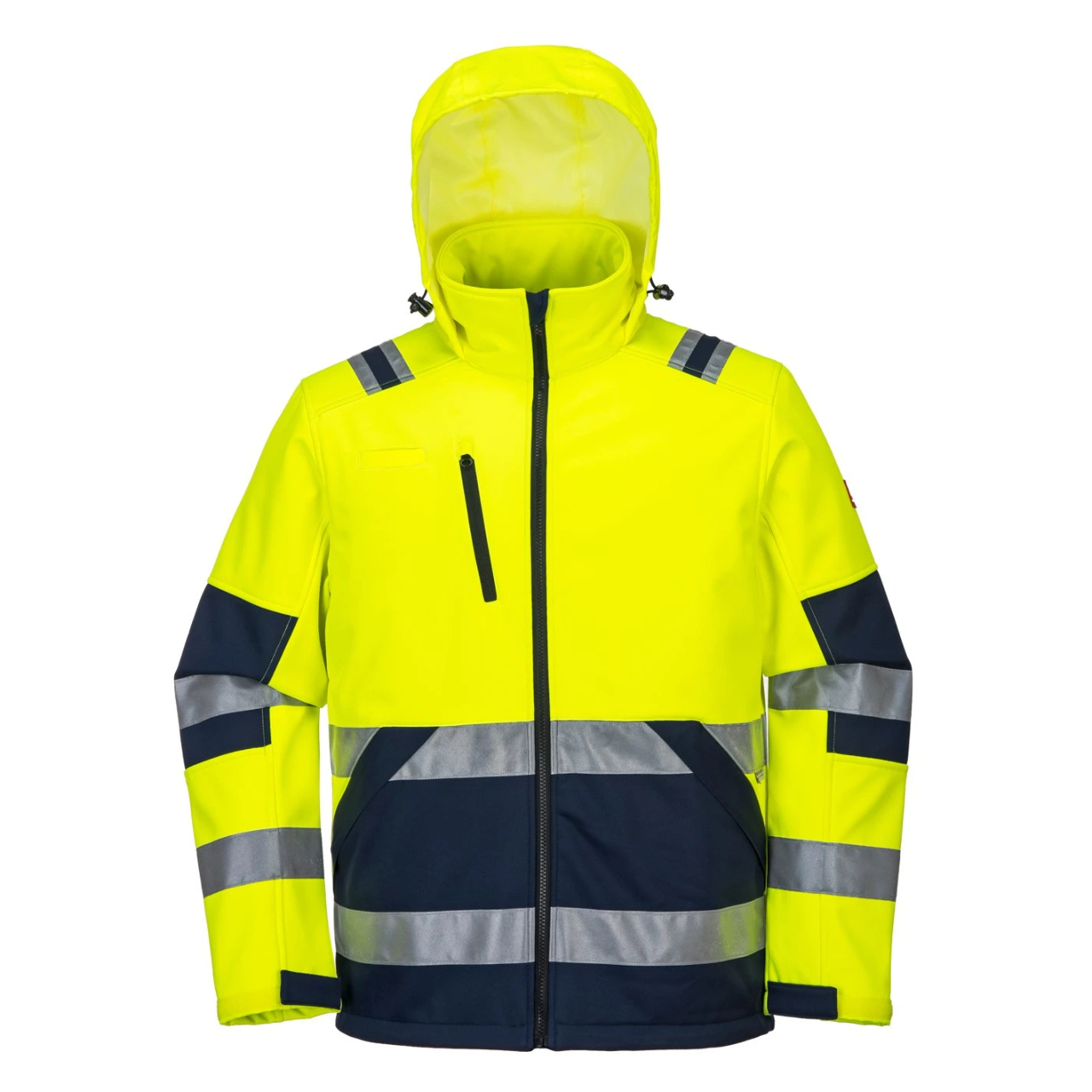 Hi-Vis Reflective Safety Softshell Jacket