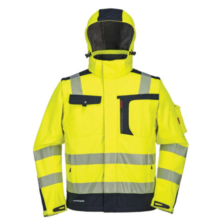 Hi-Vis Reflective Safety Softshell Jacket