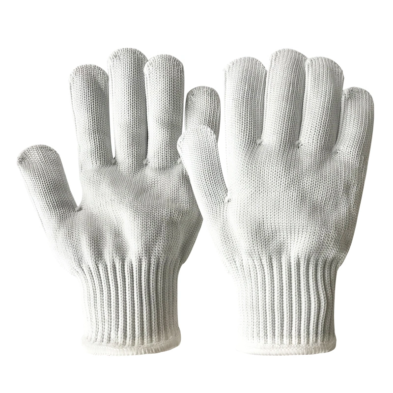 Polyester Coated Steel Wire Cut Resistant Glove