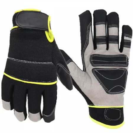 Customize light duty palm padded mechanic gloves for assembling
