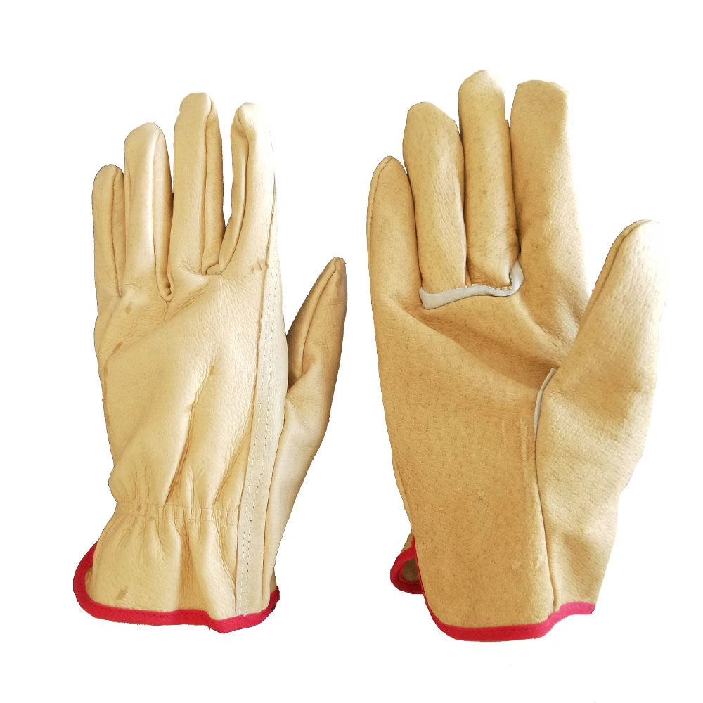 Cow Grain Leather Unlined Driver Driving Safety Work Glove