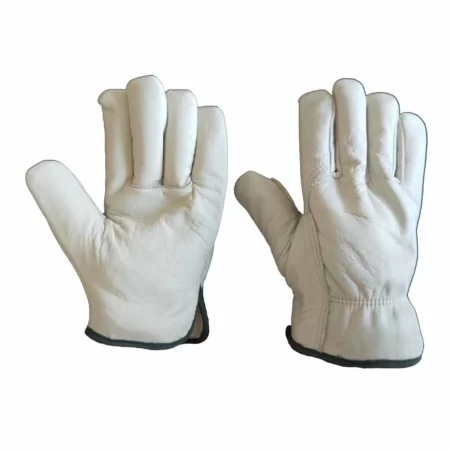 Cowhide Leather Drivers Glove Welding Gloves Gardening Winter Warming Gloves with Fleecy Lining
