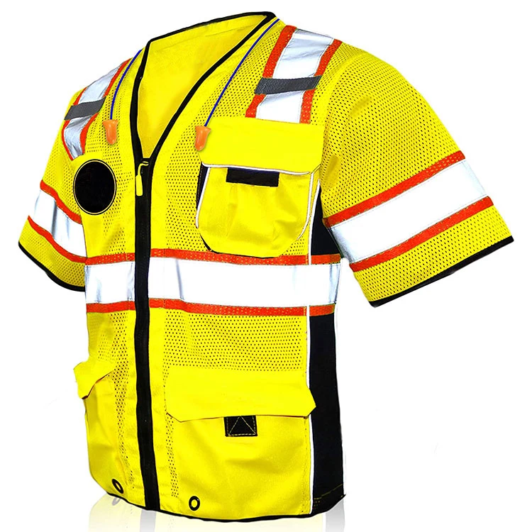 Polyester Breathable Mesh Safety Vest