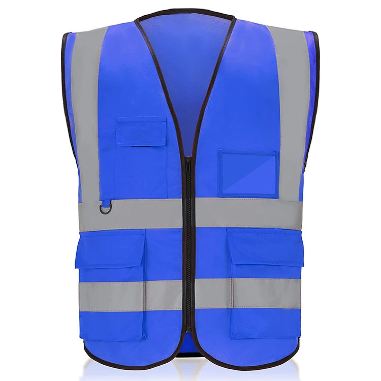 Blue Reflective Safety Vest