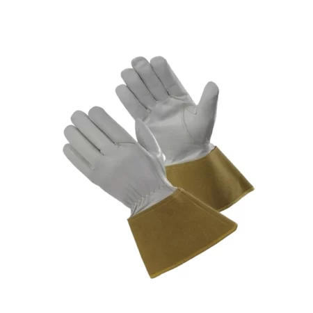 gloves supplier white goatskin Fireproof Gloves Safety Welding Work Gloves