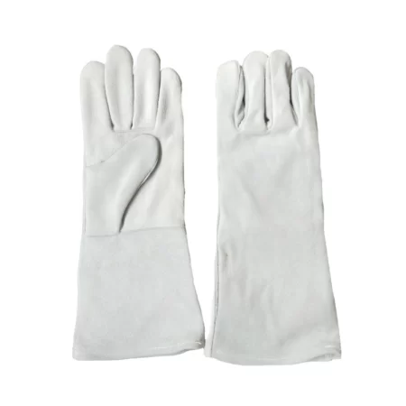 high quality Grade A white gloves Cow Split leather welder Gloves