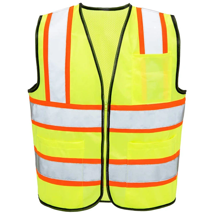 Industrial Neon Yellow Reflective Safety Vest