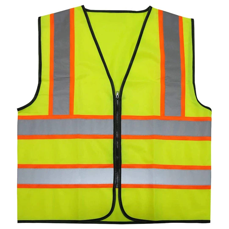 Bright Neon Orange Safety Vest