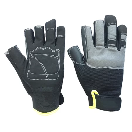 Half Finger Fingerless Mechanic Gloves