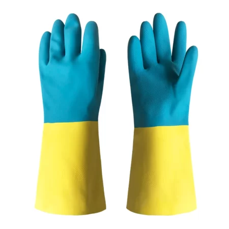 Flocked Lining Neoprene Chemical Resistant Glove