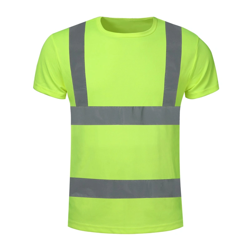 Safety Reflective Green Short Sleeve T-Shirt