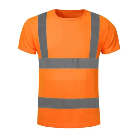 Safety Reflective Orange Short Sleeve T-Shirt