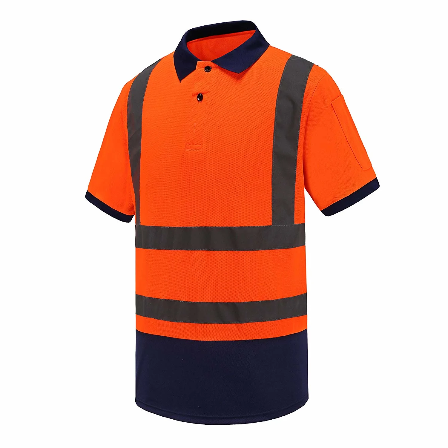 Safety High Visibility Short Sleeve Polo Work Shirt