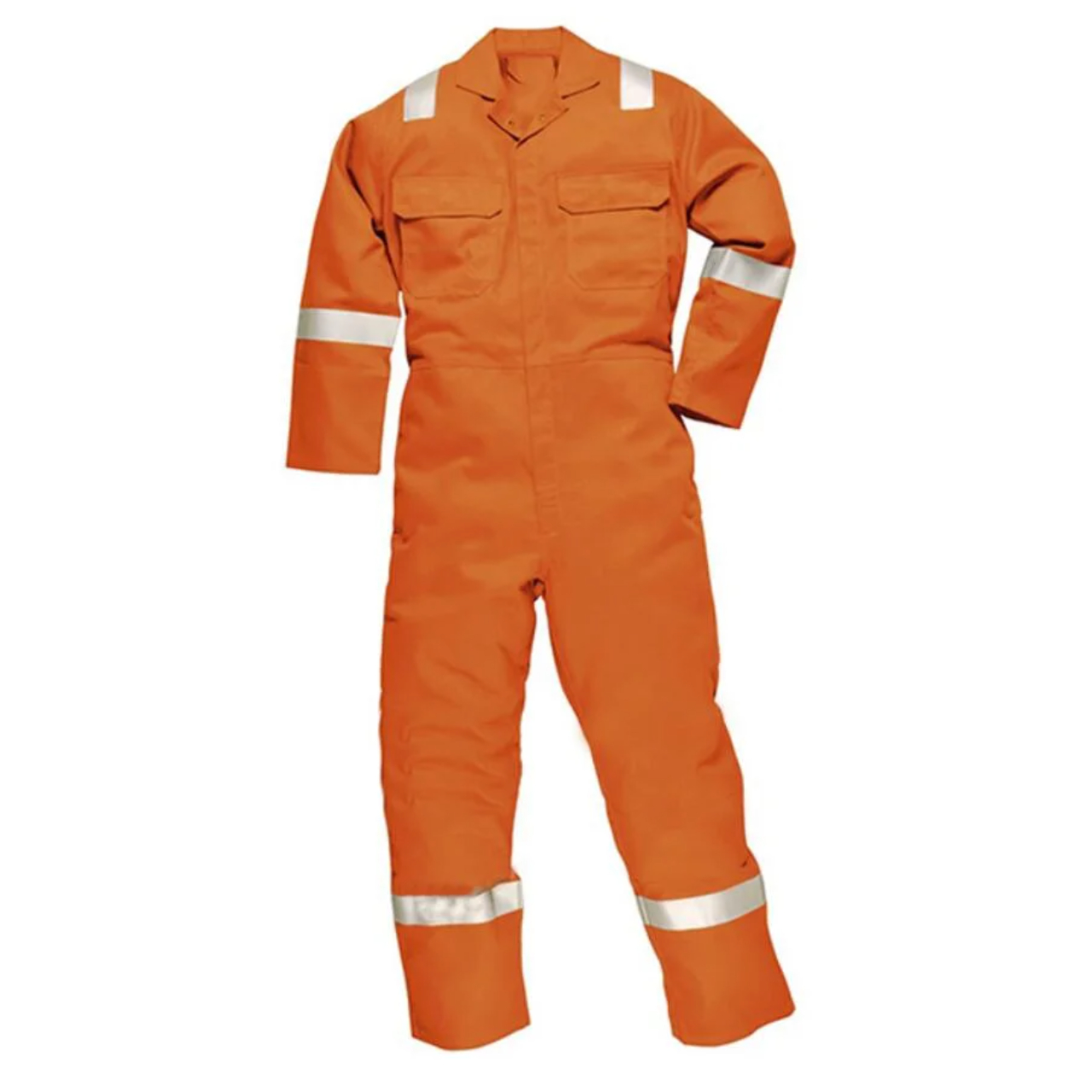 Light Brown Cotton Garage Safety Coverall