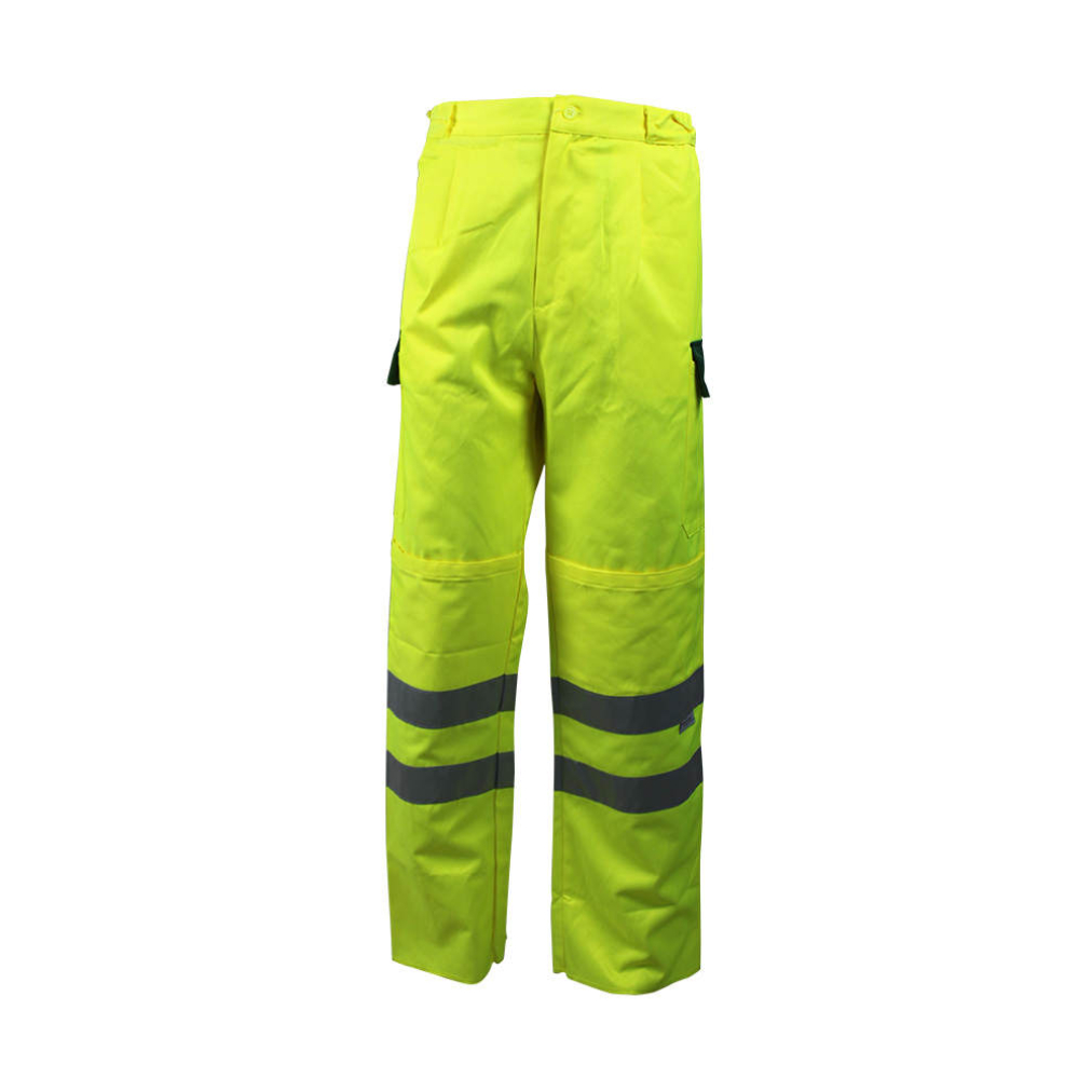 Fluorescent Yellow Water Repellent Trousers